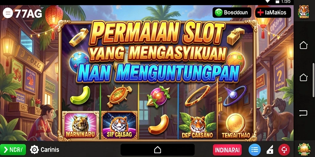 Menampilkan gameplay slot yang menarik di 77AG.