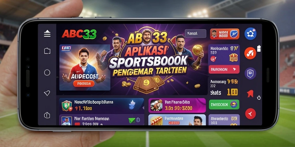 Tampilan strategi taruhan di aplikasi Sportsbook ABC33 yang menarik.