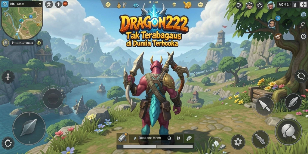Screenshot utama DRAGON222 menampilkan petualangan seru di dunia terbuka.