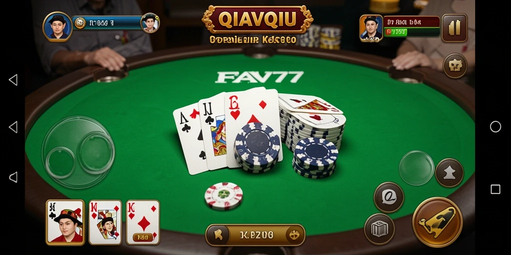 Gameplay seru QiuQiu di FAV77 yang penuh strategi.