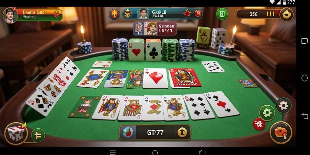 Gameplay seru Gaple di GT777 dengan interaksi pemain.