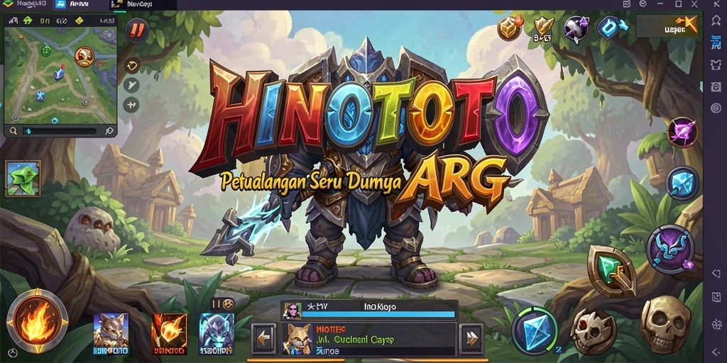 Tampilan gameplay HINOTOTO yang menegangkan dan penuh aksi.