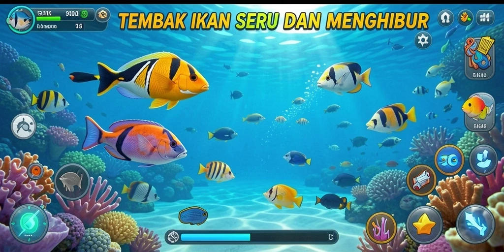 Tampilan gameplay KAGANDAN yang penuh warna dan menarik.