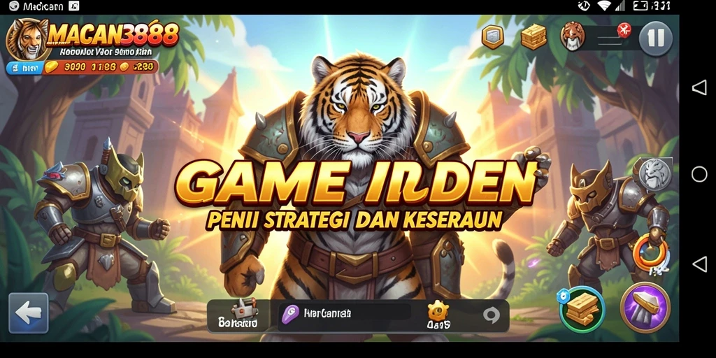 Tampilan menyenangkan dalam permainan Idle MACAN388.
