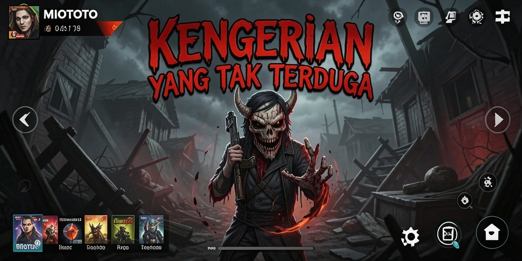 Gameplay menyeramkan di dunia MIOTOTO yang mencekam.