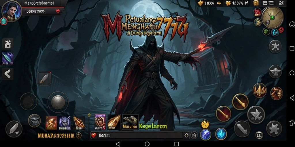 Tampilan gameplay MUARA777 yang menakutkan dalam suasana mencekam.