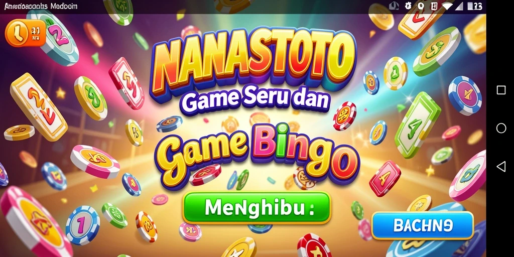 Tampilan permainan NANASTOTO yang penuh warna dan seru.