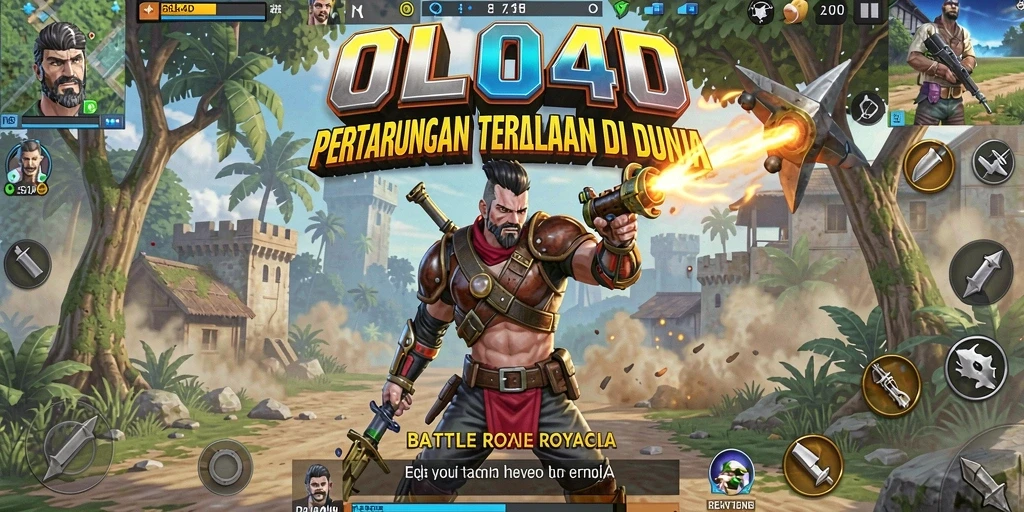 Gameplay intens di OLLO4D saat pertarungan berlangsung.