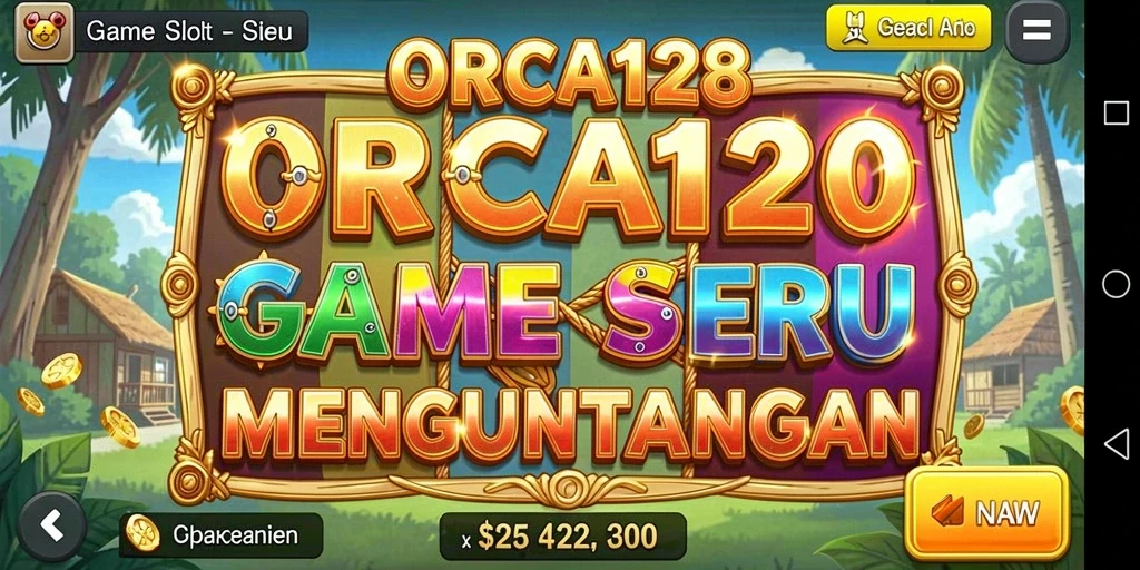 Tampilan gameplay Slot ORCA128 yang seru dan menantang.