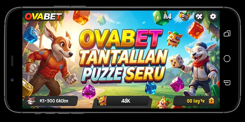 Tampilan gameplay OVABET dengan puzzle menarik dan tantangan seru.