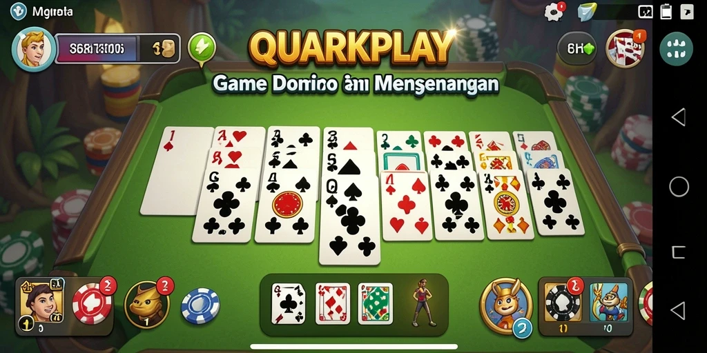 Tampilan gameplay QUARKPLAY yang menarik dan menyenangkan.