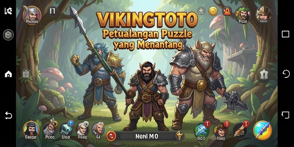 Gameplay <strong>VIKINGTOTO</strong> yang menarik dan penuh tantangan di layar.