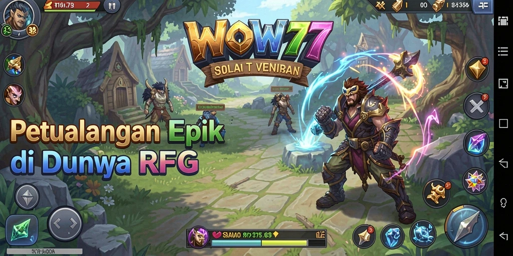 Tangkapan layar gameplay menunjukkan aksi pertarungan seru dalam <strong>WOW77</strong>.