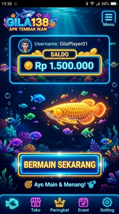 Proses pengunduhan cepat di gila138 pada perangkat Android.